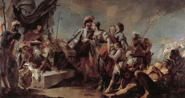 Giovanni Battista Tiepolo Queen Zenbia before Emperor Aurelian